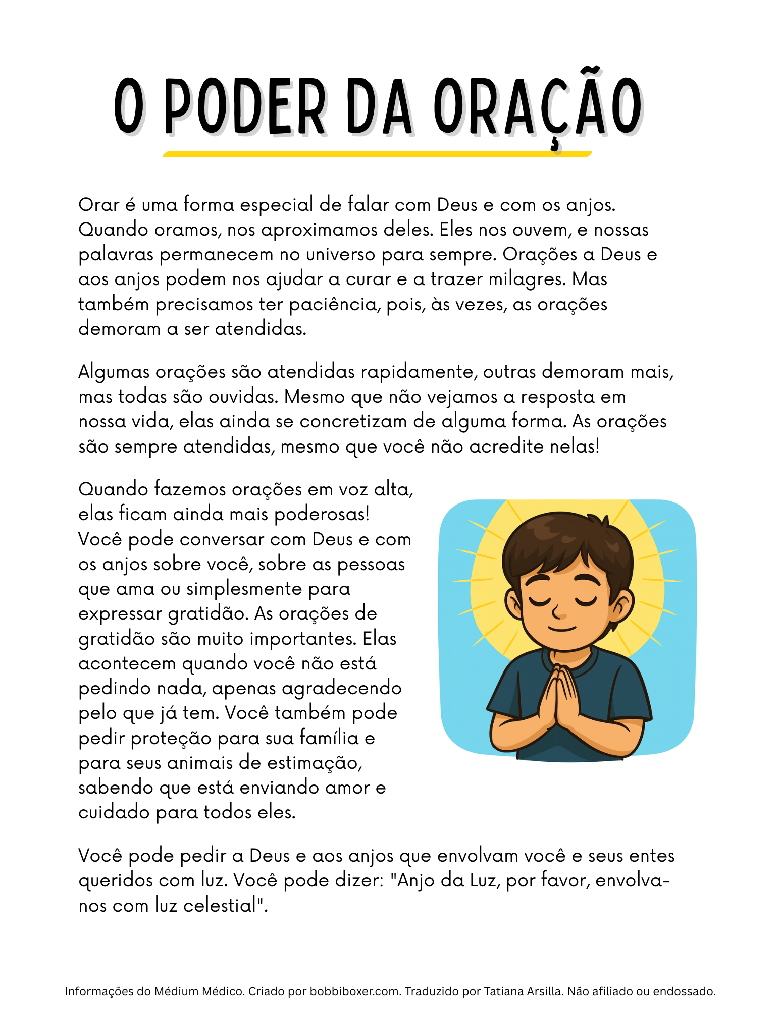 PORTUGUESE The Power of Prayer