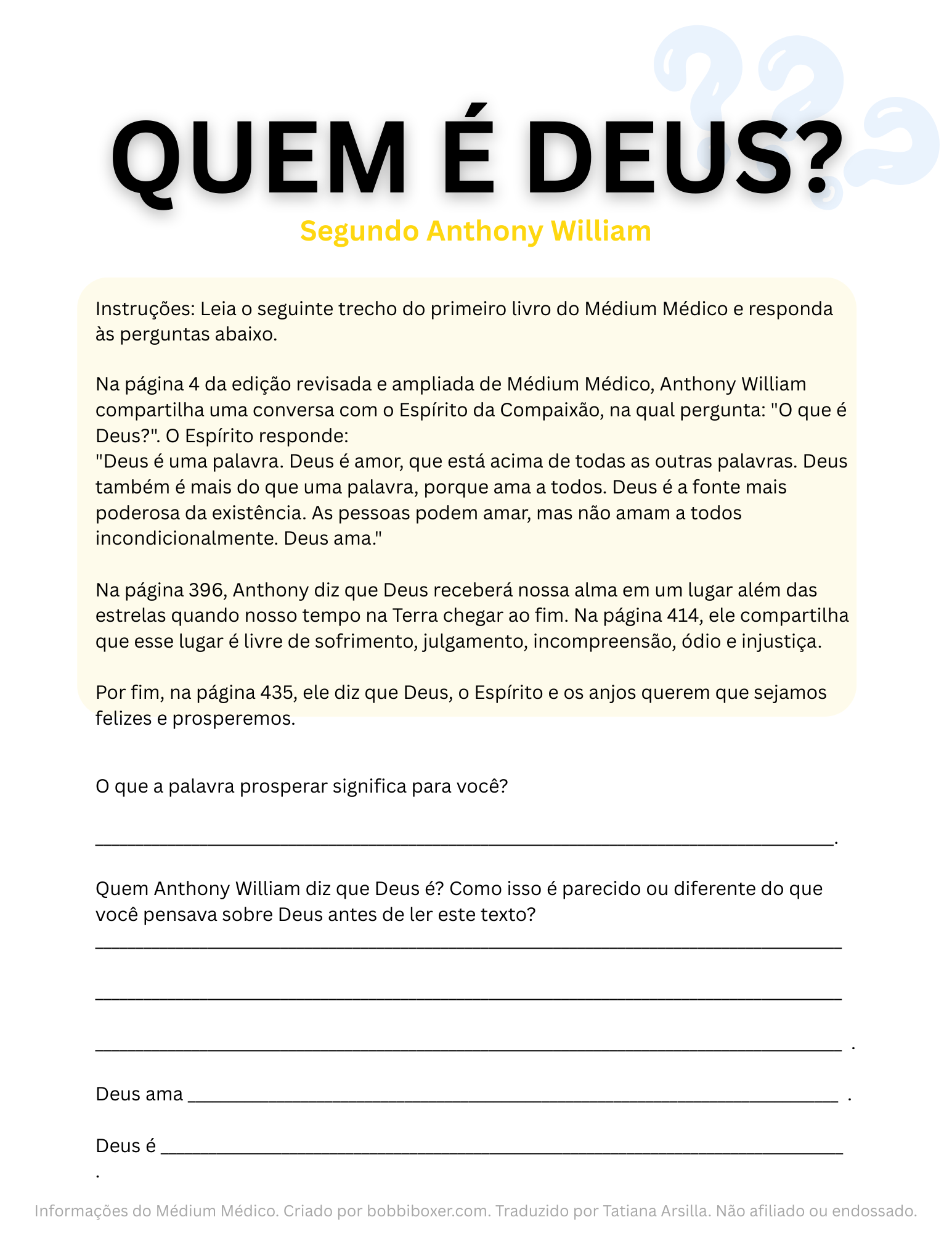 PORTUGUESE WHO IS GOD