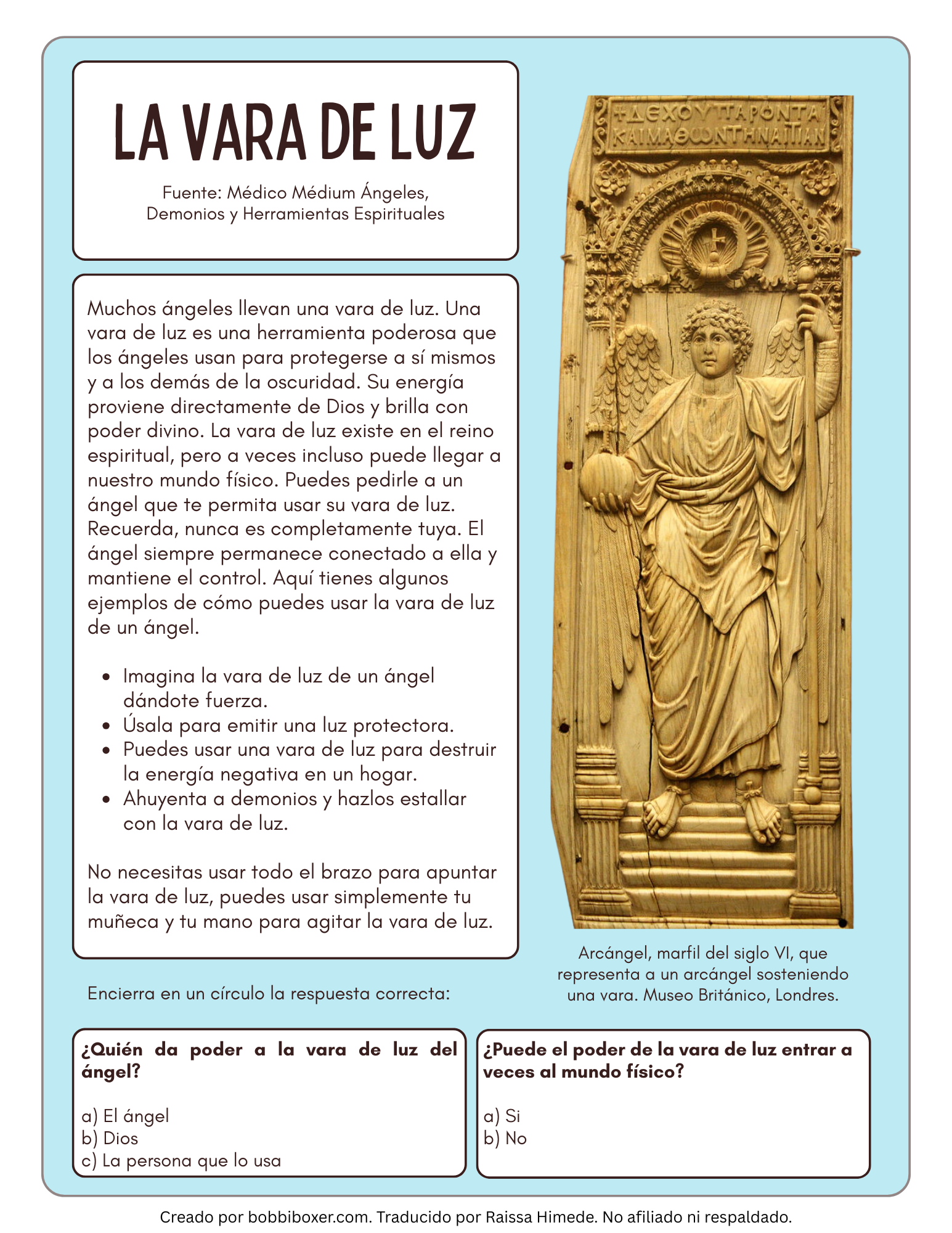 SPANISH The Light Rod