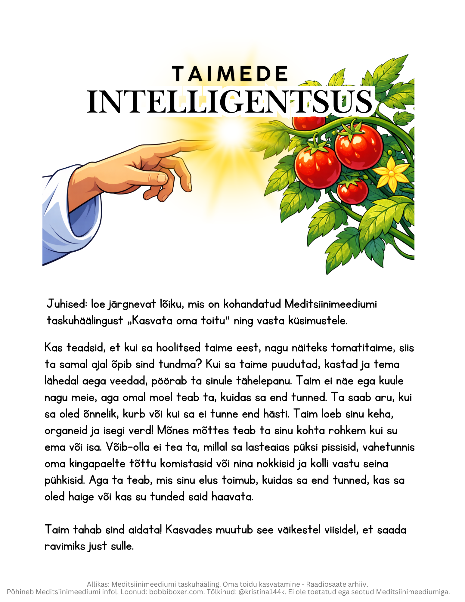 ESTONIAN Plant Intelligence