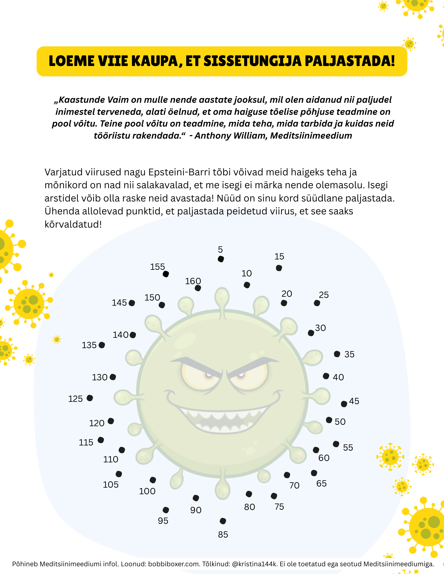 ESTONIAN Viruses Connect the Dots
